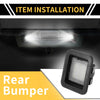 Ford F-150 (2015-2023) White Lens 2 x License Plate Light Tag Lamps