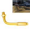 Motorcycle - Aluminum Gold M10 90 Degree Throttle Cable Adjuster