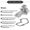 Ford Escape, Fiesta Water Pump with Gasket Kit (2001-2012)