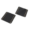 Universal Motorcycle - Black 22mm Leather Hand Grip Covers