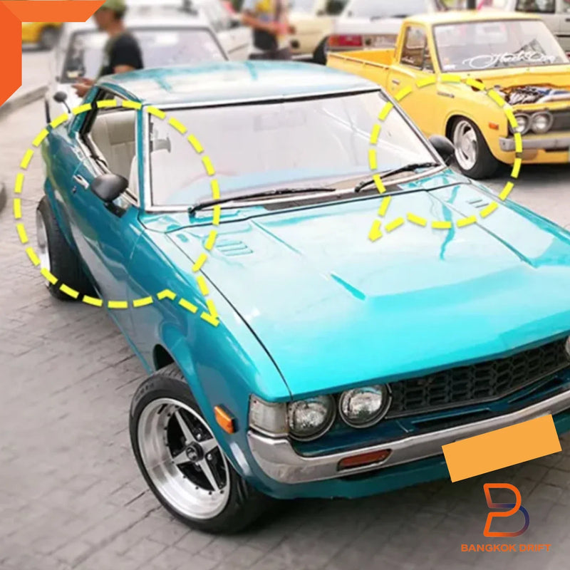 BMW M1, Matra-Simca Bagheera Black Door Bullet Mirrors Pair