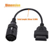 BMW 10 Pin to OBDII Cable / 0.98ft / Diagnostic Adapter