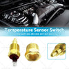 Car 3/8" NPT Aluminum Engine Radiator Thermo Sensor Cooling Fan Switch