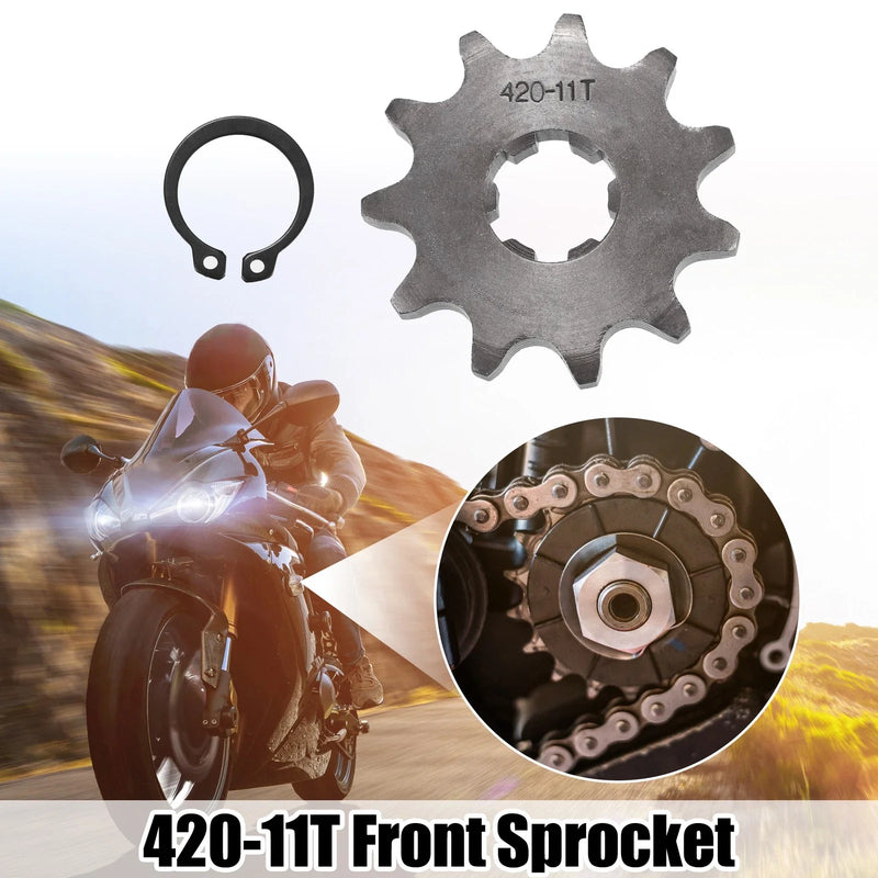 Dirt Bike Mini Bike Set 420 11T 17mm Front Engine Sprocket
