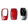 Mercedes Benz E-Class W213 Red Carbon Fiber Remote Key Fob Cover
