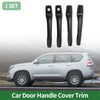 Mitsubishi Lancer EVO Carbon Fiber Black Door Handle Cover Trim (02-07)