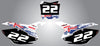 Honda CRF450 (2013-2016) - Aussie Pride Stickers Custom Number Plates