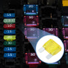 Car Boat Truck RV Motorcycle Yellow 50 Pcs Maxi Fuse 20A Blade Fuse