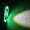 Car Projector - Green COB Halo Angel Eye Bulbs 89mm LED Fog Light Lamp