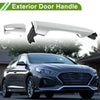 Hyundai Kia Picanto Silver Tone Rear Left Exterior Door Handle (2011-2016)