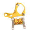 Triumph Bonneville Scrambler T100 Ignition Key Relocation Bracket Gold (2001-2015)