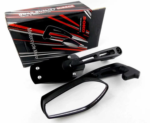 Suzuki VL800 LC Intruder Black M Soko Rear View Mirrors (2001-2004)