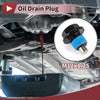 Nissan Infiniti Blue Black 1 Set Oil Drain Plug