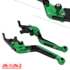 BMW F900R F900XR F750GS F850GS Green Extendable Brake Clutch Levers (2019-2023)