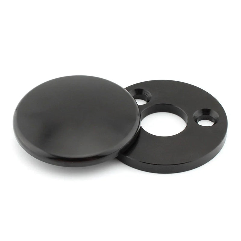 Harley Road King FLHR CVO Classic Black Motorcycle Fork Lock Cover (1994-up)