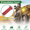 Motorcycle 7/8" 22mm Hand Grips Cover TPU Dark Red