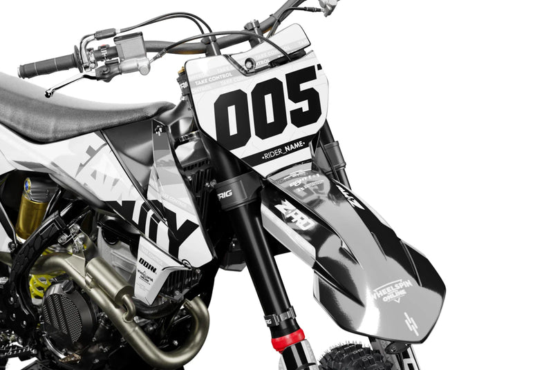 KTM SXF 250 Rebel Style Decals Custom Sticker Kit (2019-2022)