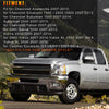Silverado Sierra Yukon Chrome Top Half Mirror Cover Cap (2007-2014)