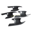 Toyota Highlander ABS Carbon Fiber Door Handle Bowl Cup Covers (2020–2024)