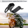 Square Aluminum Alloy Motorcycle Hanging Hook / 125mm / Black