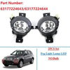 BMW X5 E70 2 x Fog Lights Lamps LED Bulbs (2011–2013)