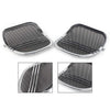 Harley Road Glide Chrome Tri-Line Speaker Grills Cover Trim (2015-2021)