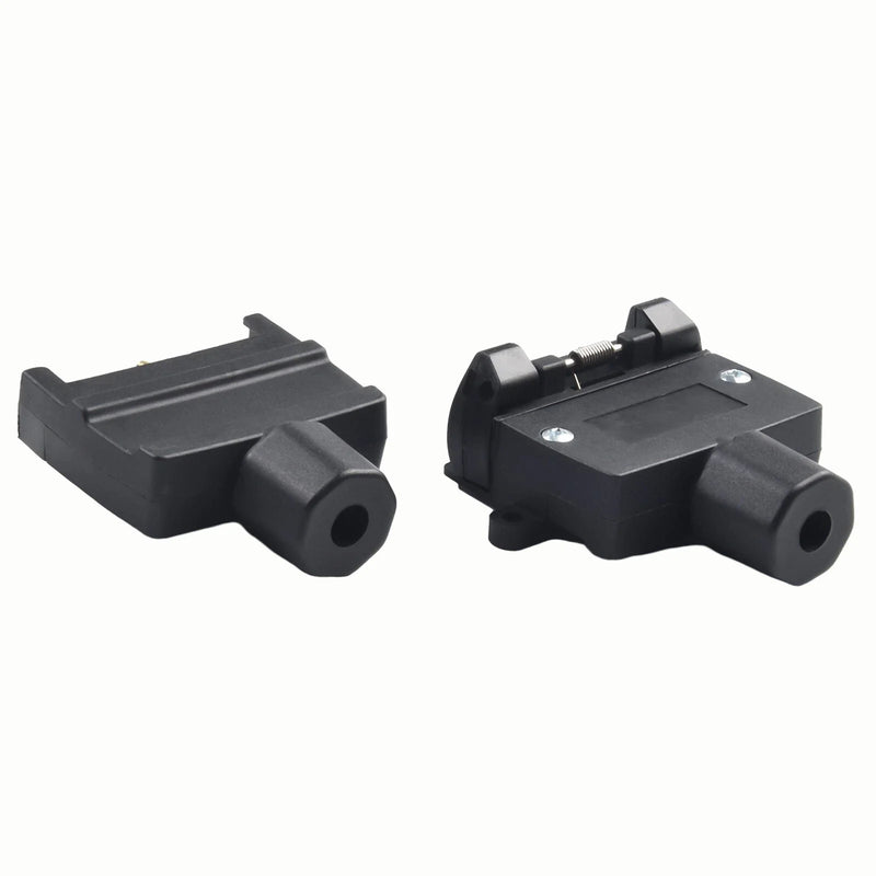 Caravan and Boat 7 Pin Flat Trailer Connector Set