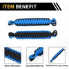 Jeep Wrangler TJ JK JKU (2007-2018) Black Blue 2 x Door Limiting Straps