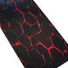 Car Honeycomb Print Door Window Center B-Pillar Covers