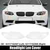 BMW M3 1 Pair Front Headlight Lens Cover PC Shell (2008-2013)
