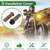 Motorcycle 7/8" 22mm Hand Grips TPU Light Brown