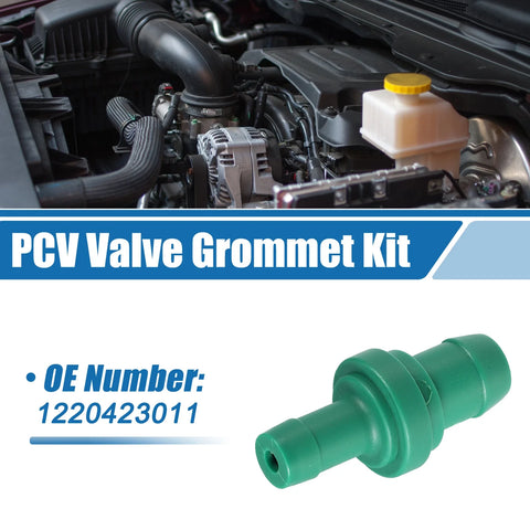 Toyota Yaris Echo PCV Valve & Exhaust Valve Fittings Green (2000–2005)