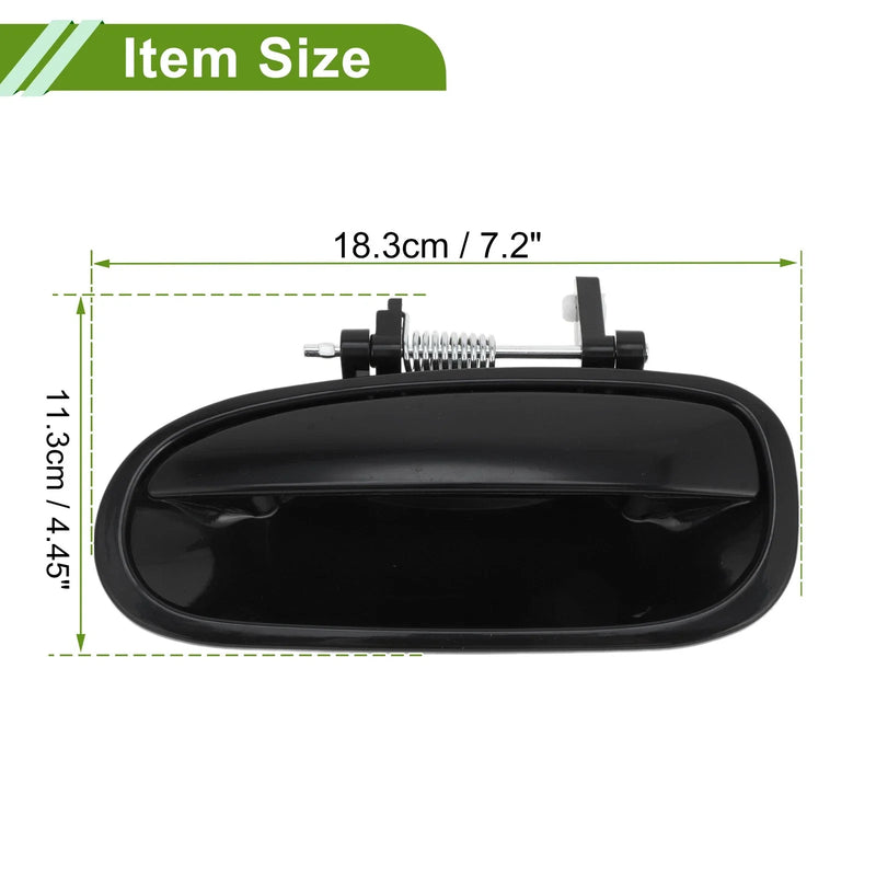 Honda Civic (1996-2000) Black Rear Left Exterior Door Handle