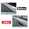 Hyundai Elantra Black Side Vent Window Scoop Louver Cover Trim (2021-2022)