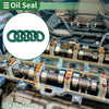 Oil Seal 25x37x7mm Seal Ring Rotary Shaft Seal TPU High Pressure Green 5 x