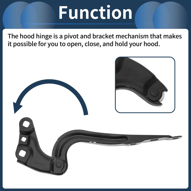 Chevrolet Equinox (2018 - 2023) Front Bonnet Bracket Hood Hinges 1 Pair