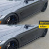 BMW 3 Series E90 E92 E93 M3 Black 2 x Side Skirt Extensions (2005-2013)