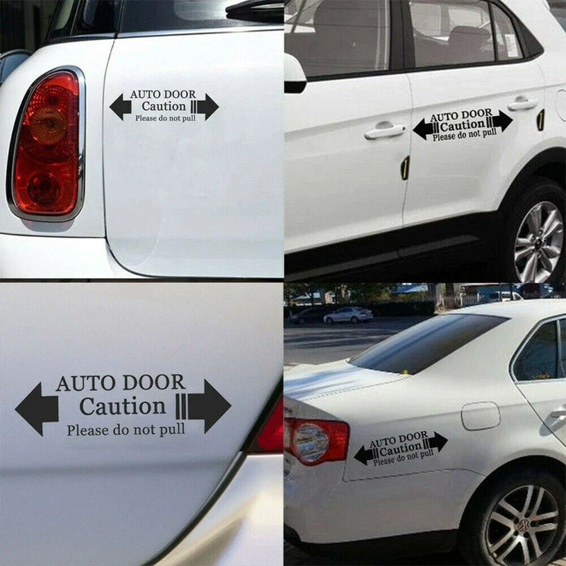 Car 1 x Auto Door Caution Do Not Pull Decal Sticker