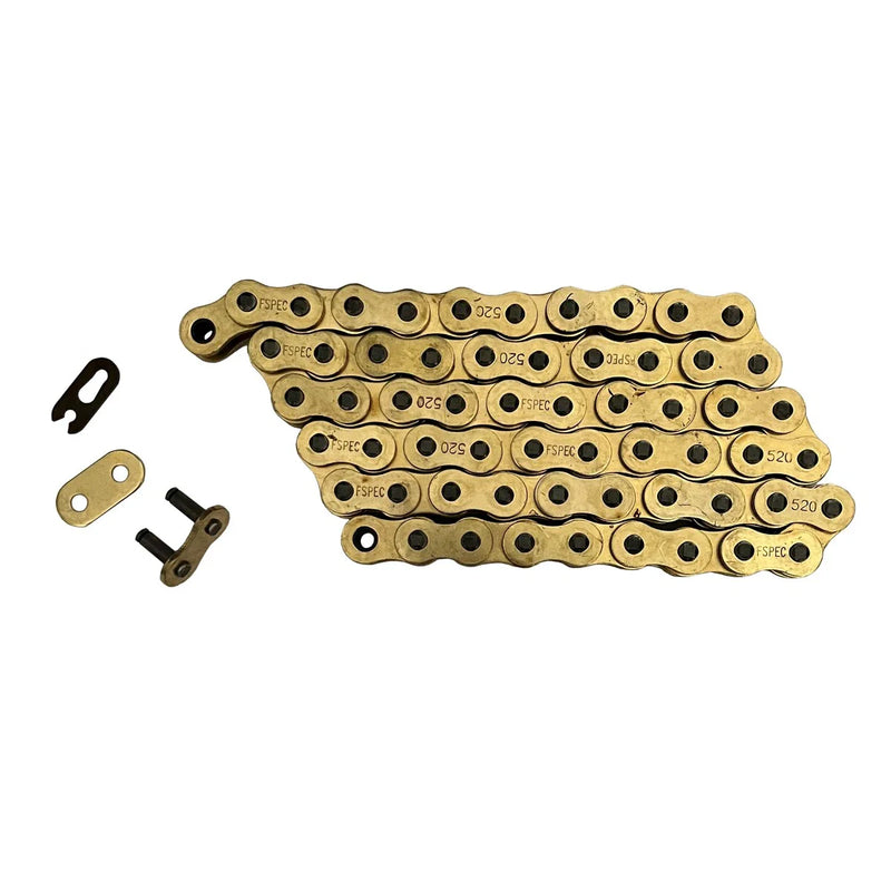 Polaris RZR 170 & 170 EFI Gold 520x60 Non O-Ring Drive Chain (2009–2021)