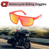 Motorcycle Riding Goggles Red Lens Red Frame Cycling Sunglasses