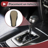 FX50 (2009-2013) Black Beige Faux Leather 1 Pc Gear Shift Knob Cover