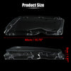 BMW E46 Left Front Headlight Lens Cover (2002-2005)