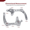 Yamaha Raptor 350 YFM350 2 x Front Left & Right Fender Brackets (2004–2013)