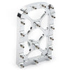 Harley Electra Glide, Softail CNC Chrome MX Style Large Brake Pedal Pad Cover