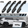 Toyota RAV4 4 x Door Handle Cover Trim Carbon Fiber (2019–2021)