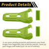 Jeep Wrangler JL JLU (2018-2024) Plastic Green Hood Hinge Covers