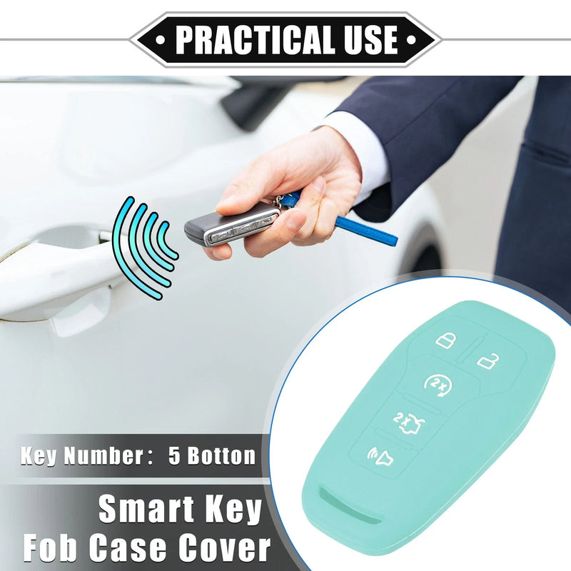 Ford F150 Explorer (2015-2023) Blue Remote Keyless Smart Key Fob Cover