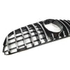 Benz GLC W253 X253 16-19 W / Camera Hole Silver+Black Front Mesh Grille