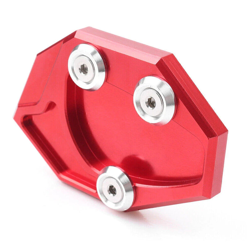 Kawasaki ZX14R ZZR1400 GTR1400 Red Kickstand Extension Pad (2006-2023)
