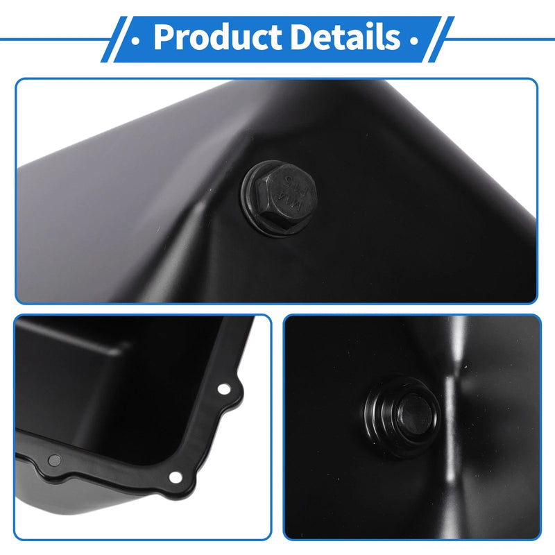 Jeep Wrangler V6 3.8L Petrol (2007-2011) - Iron Black Engine Oil Pan